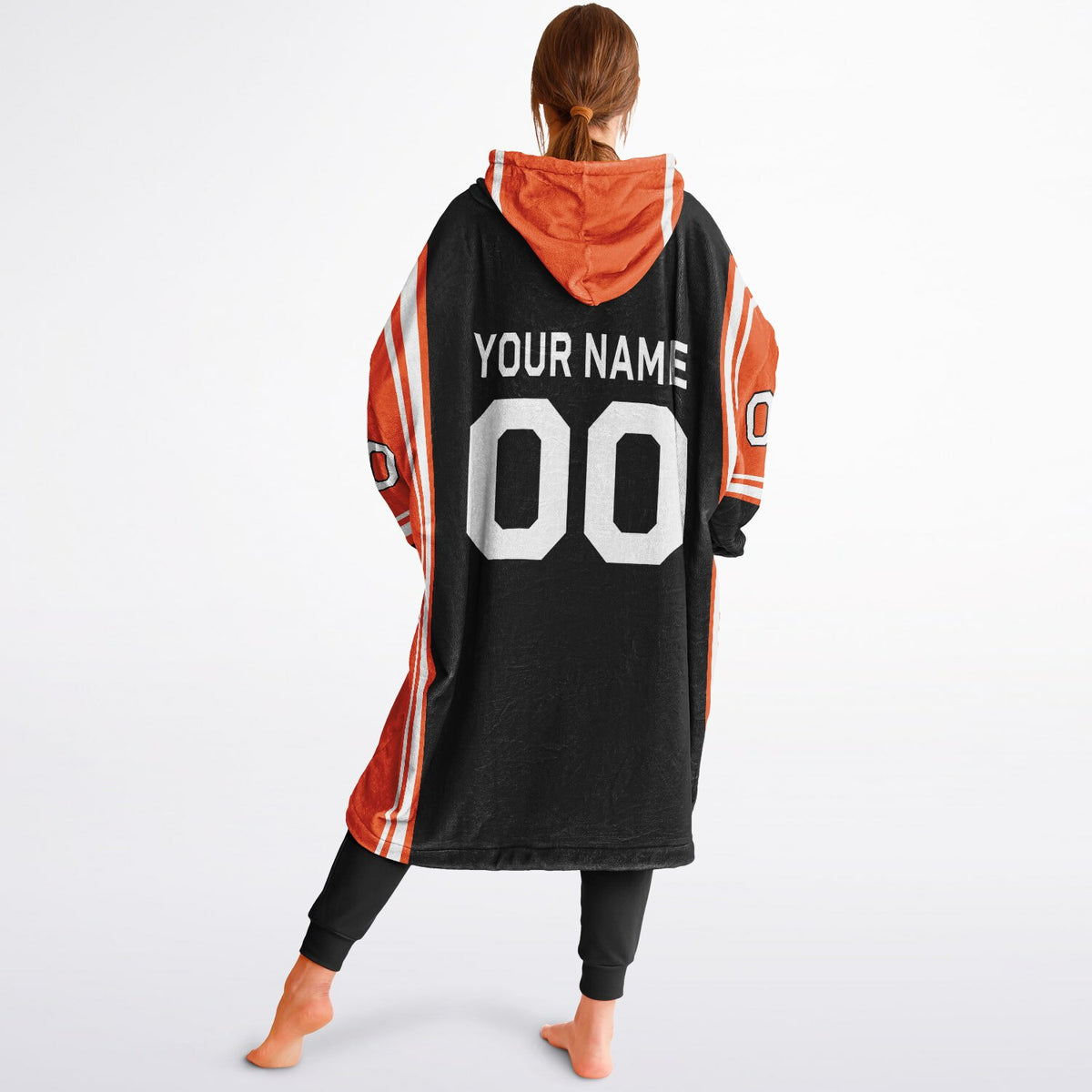 Black/Orange/White Bold