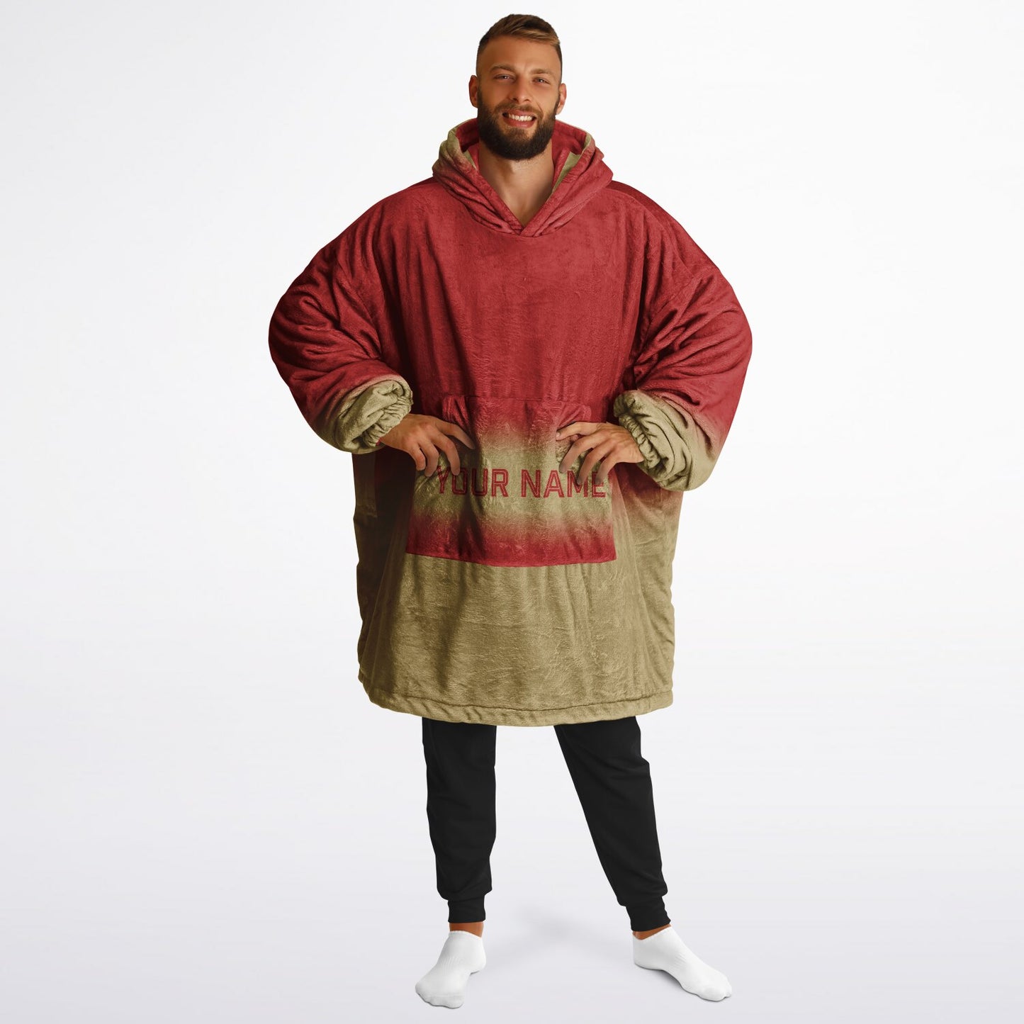 Red/Metallic Gold Everyday Reversible