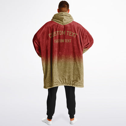 Red/Metallic Gold Everyday Reversible