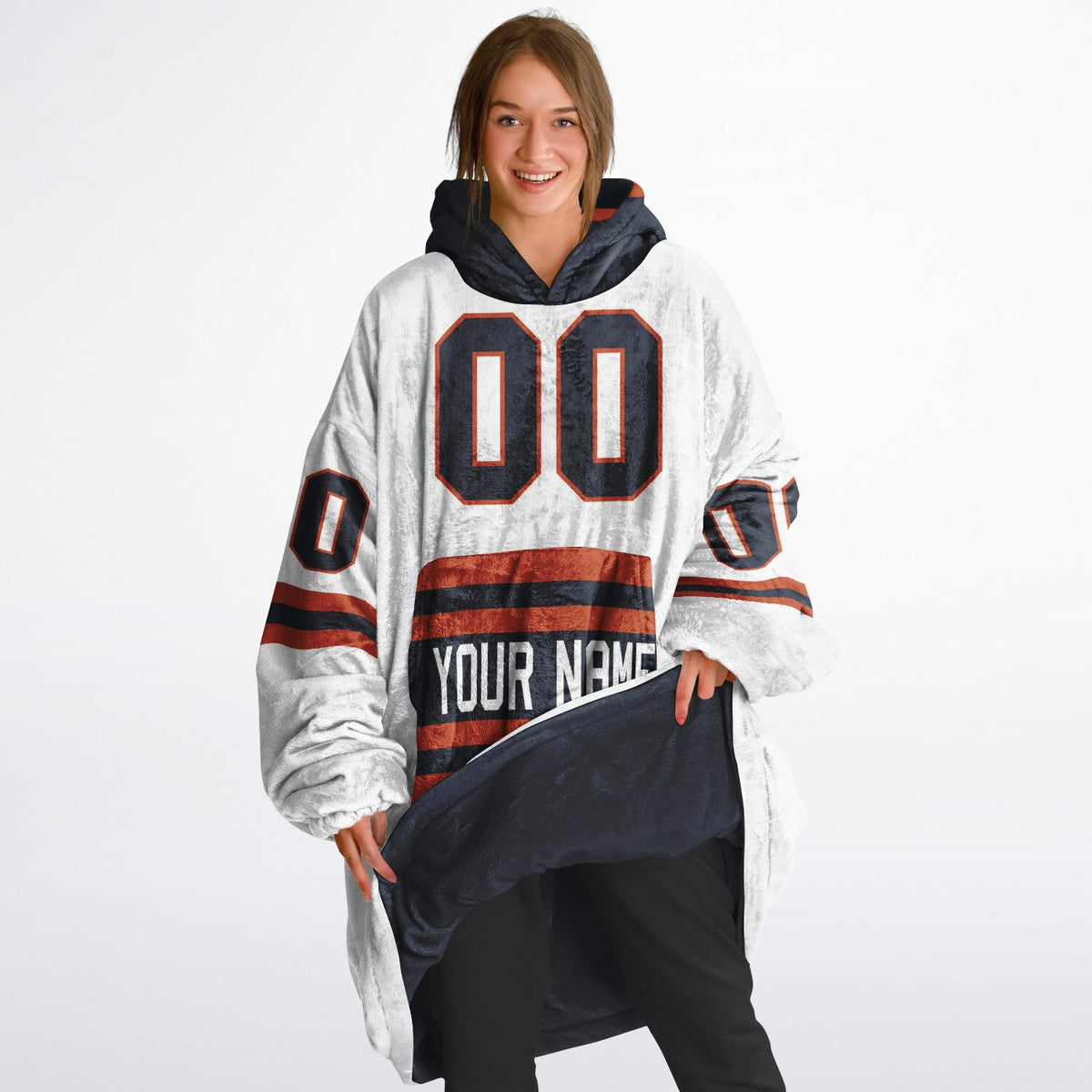 Navy/Orange Superfan Reversible