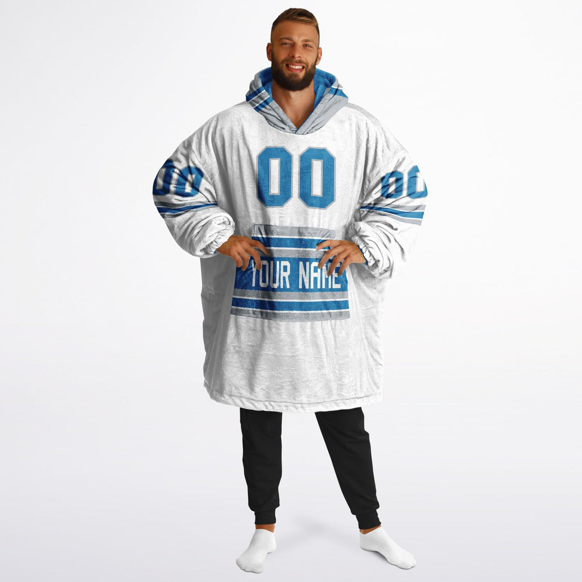 Blue/Silver/White Superfan Reversible