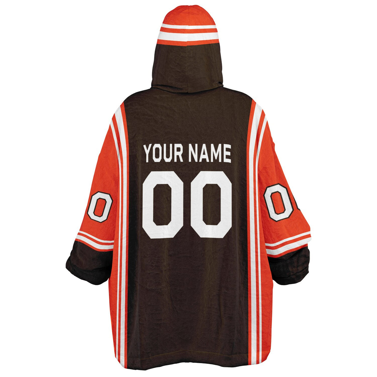 Brown/Orange/White Bold