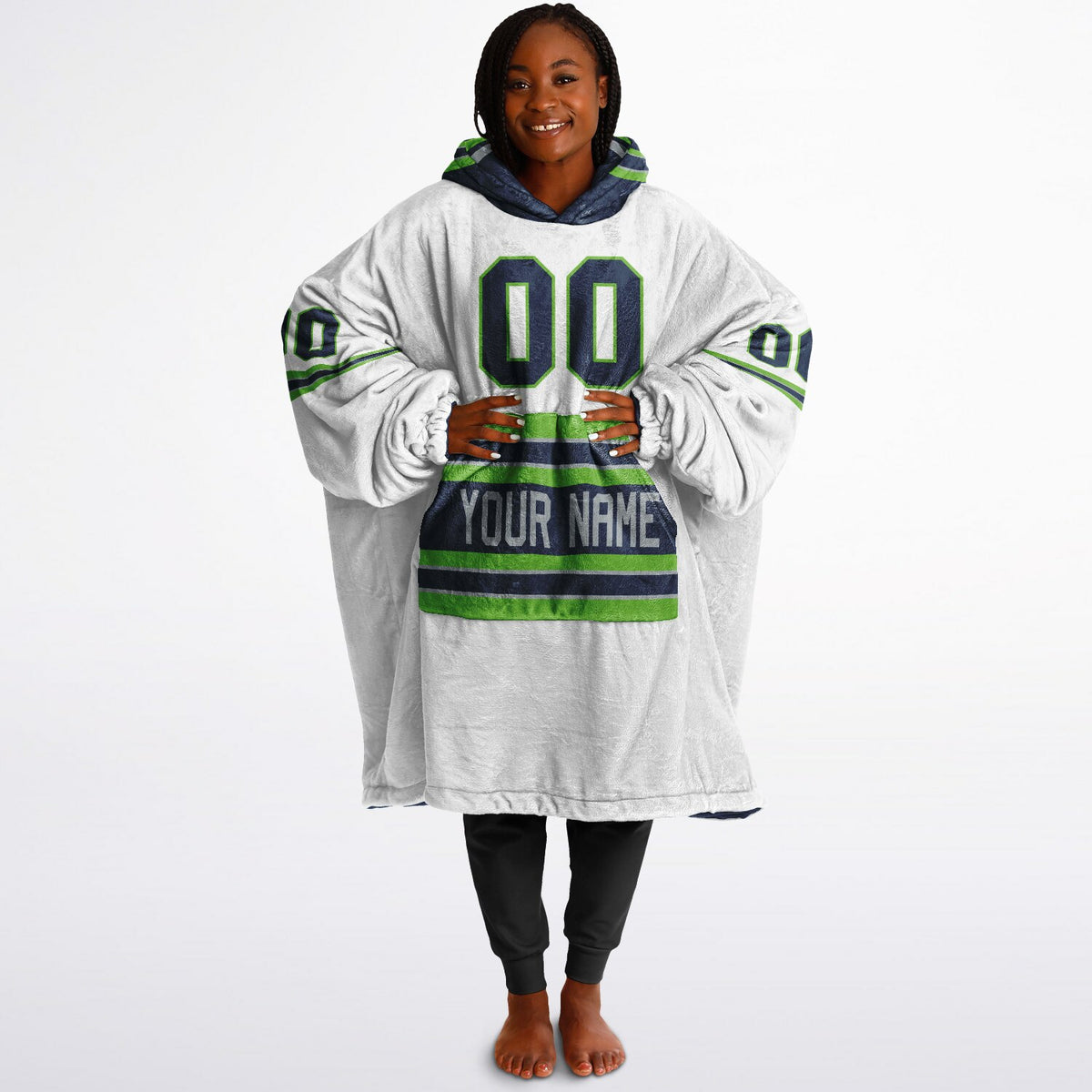 Navy/Green/Gray Superfan Reversible