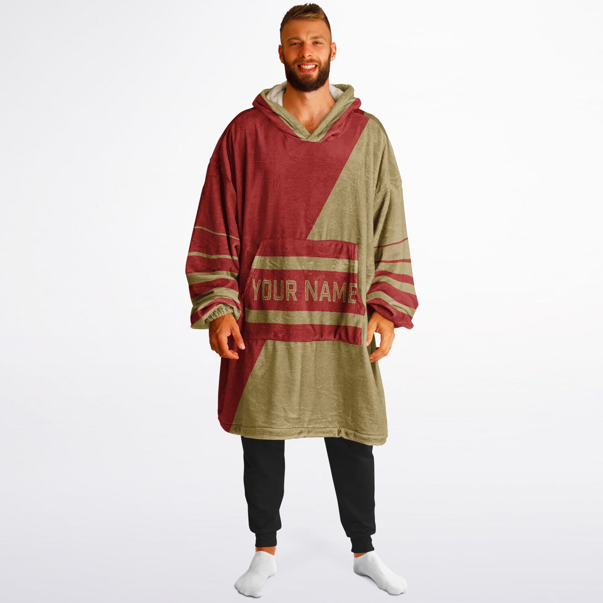 Red & Dark Gold Split Decision