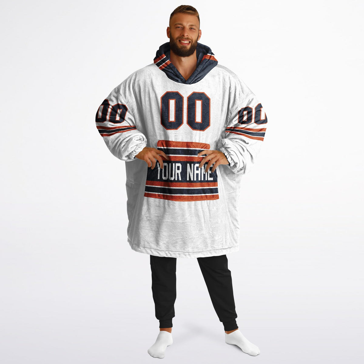 Navy/Orange/White Superfan Reversible