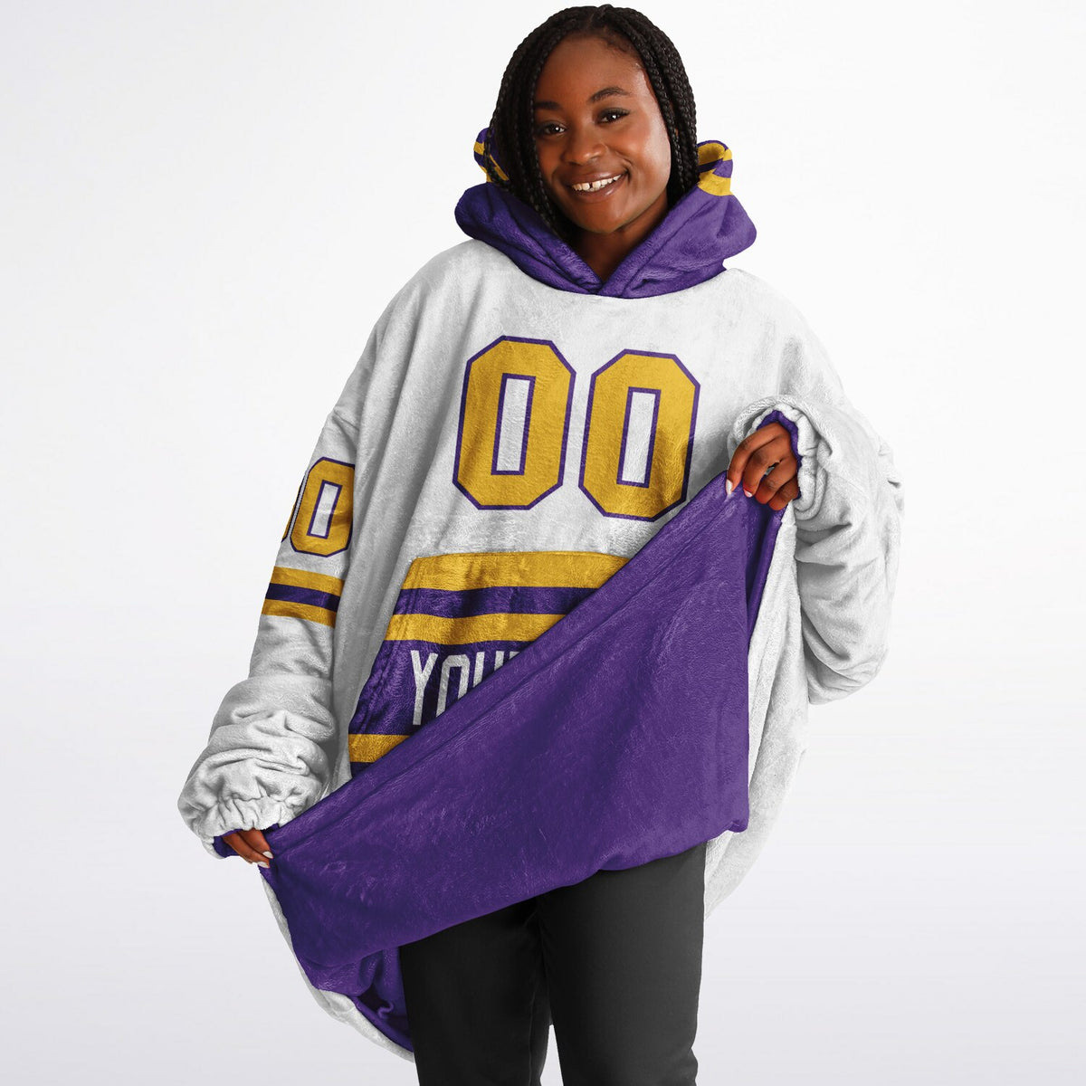 Purple/Gold Superfan Reversible
