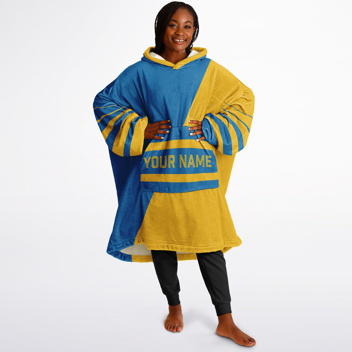 Blue & Gold Split Decision