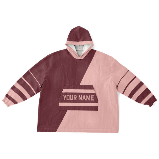 Burgundy & Blush Pink Split Decision