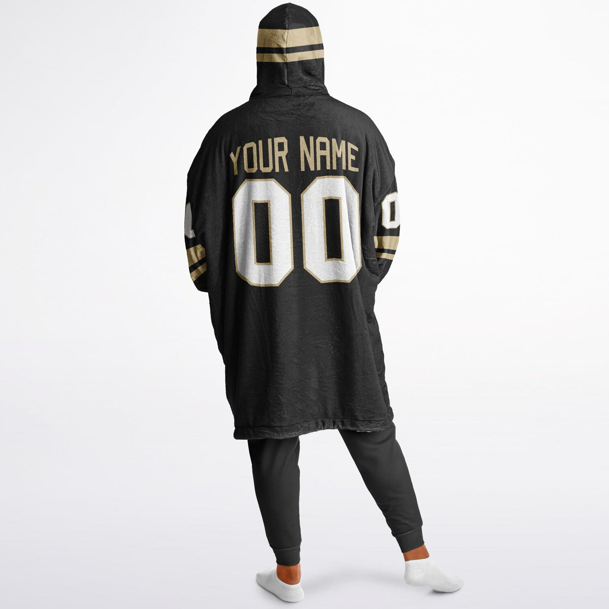 Black & Light Gold Superfan Reversible