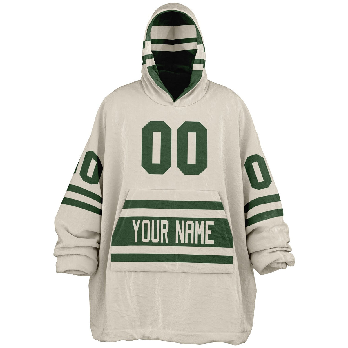 Forest Green & Cream Superfan Reversible