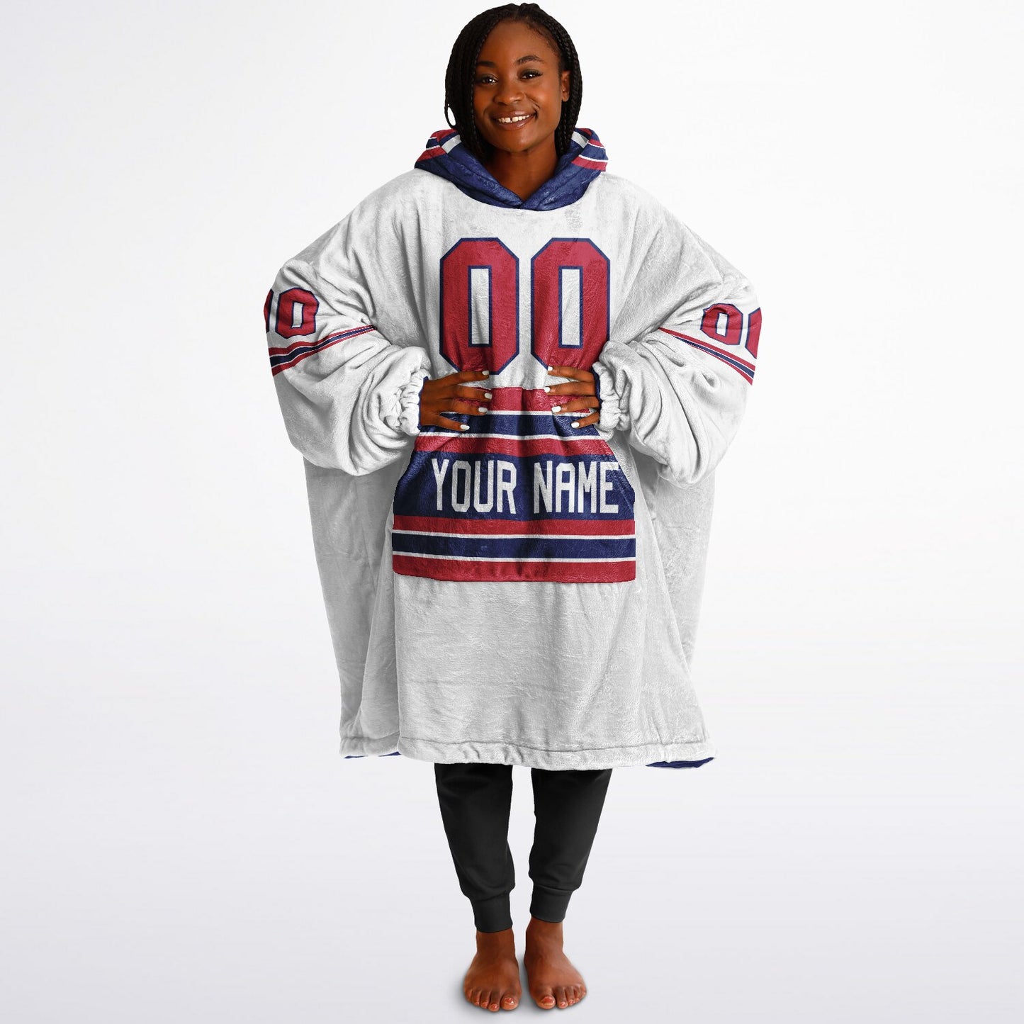Dark Blue/Red/White Superfan Reversible
