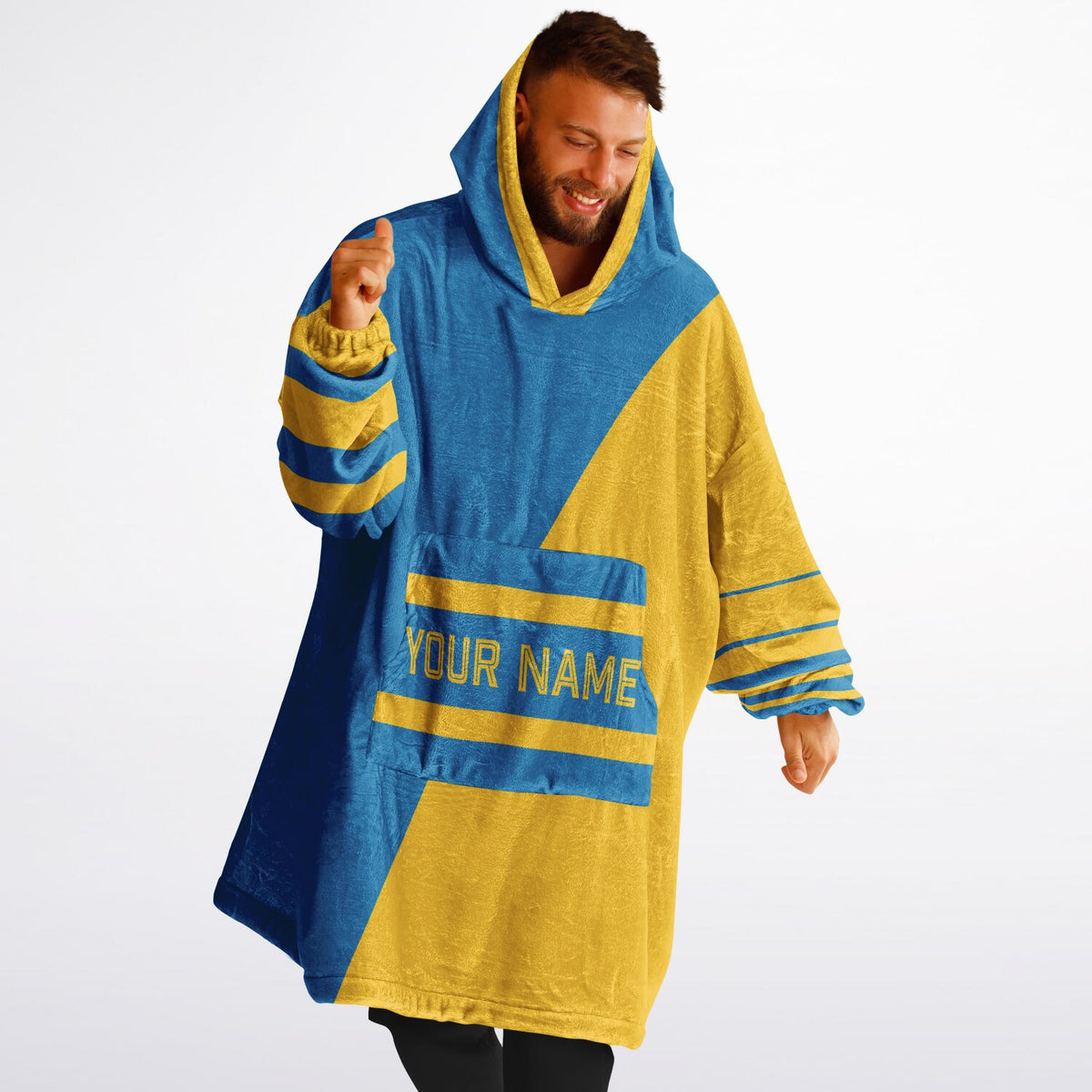Blue & Gold Split Decision