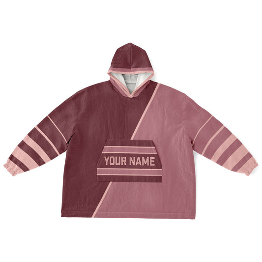 Burgundy Blush Pink Rose Split Decision
