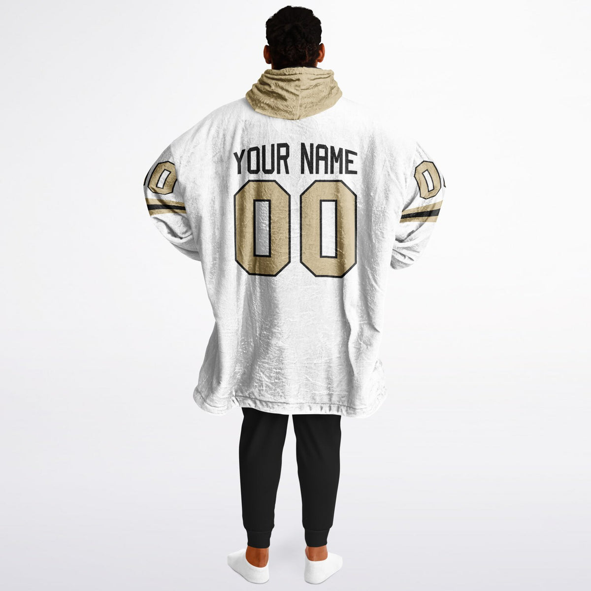 Black & Light Gold Superfan Reversible