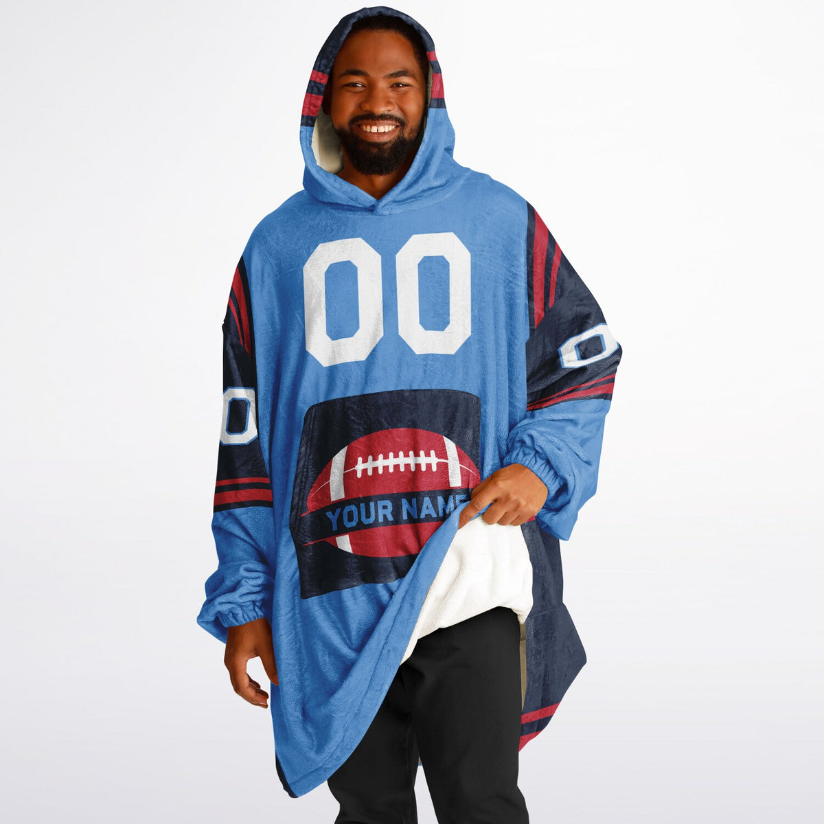 Light Blue/Navy/Red Bold