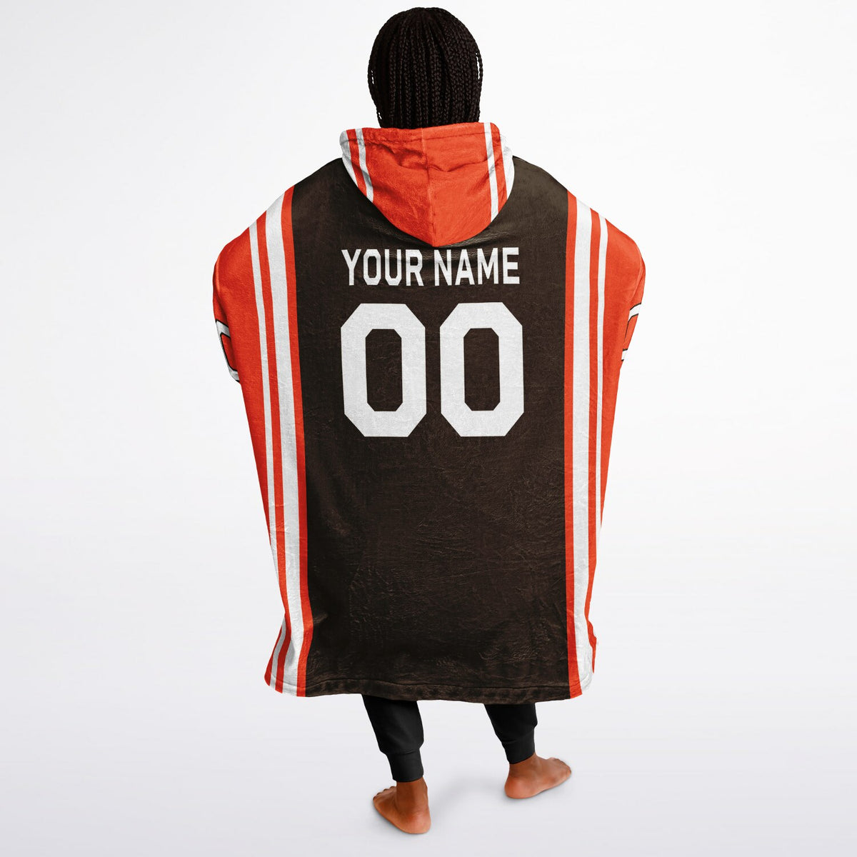Brown/Orange/White Bold