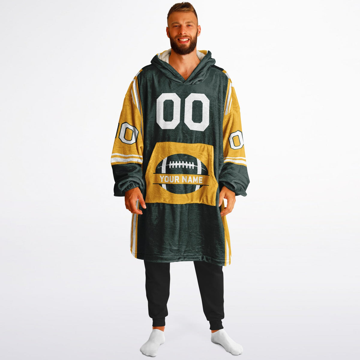 Green/Gold/White Bold