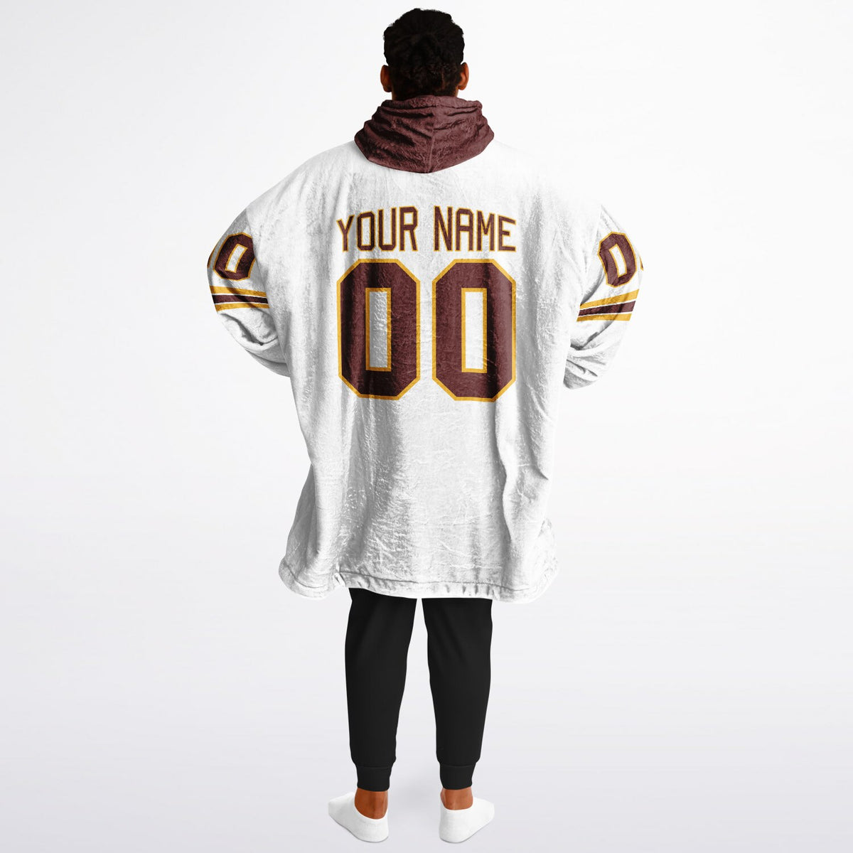 Burgundy/Gold/White Superfan Reversible