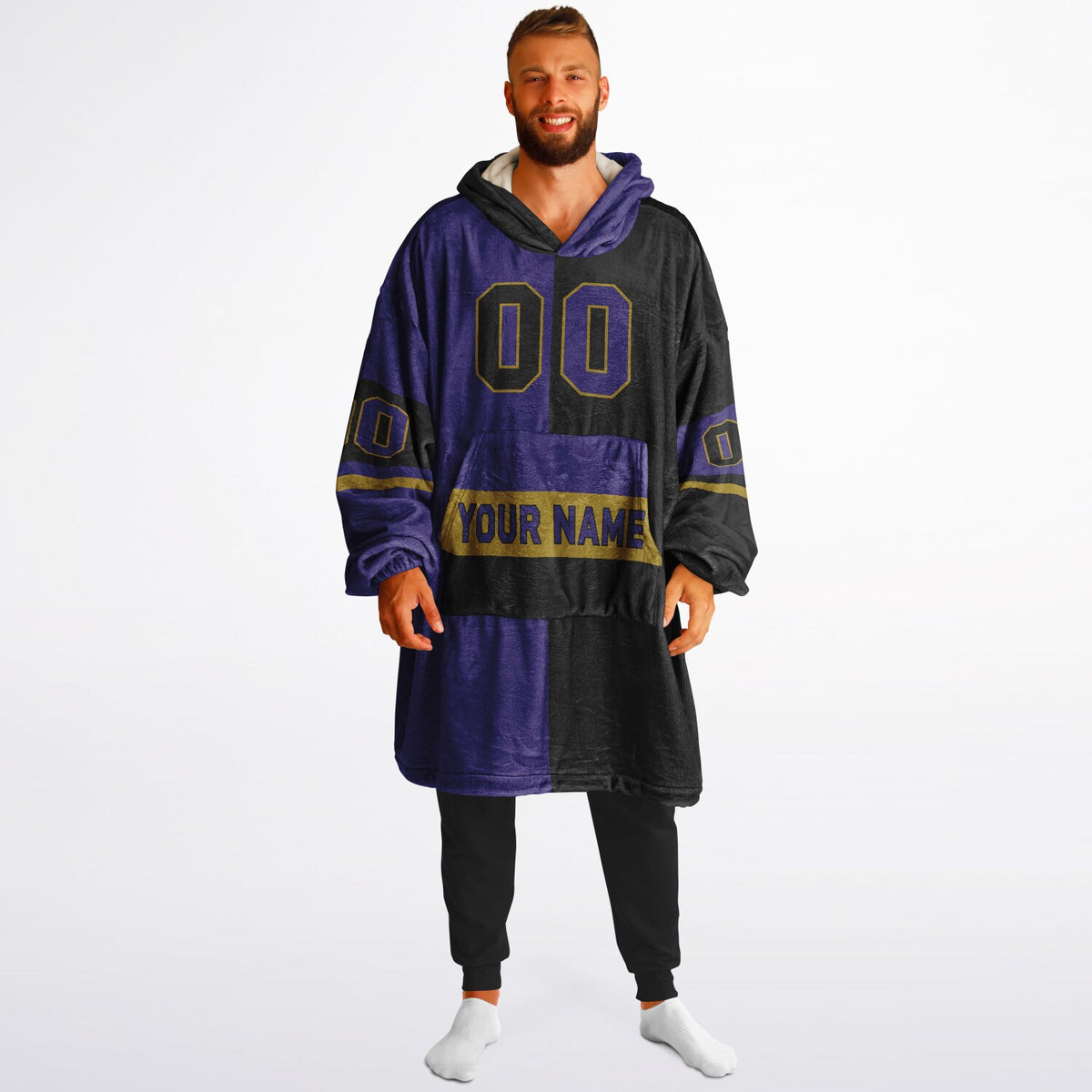 Purple Black Dark Gold Halftime
