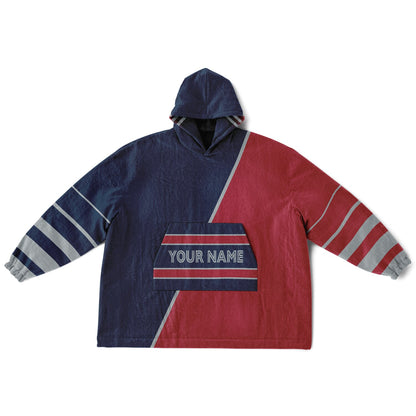 Nautical Blue/Red/Silver Everyday Reversible