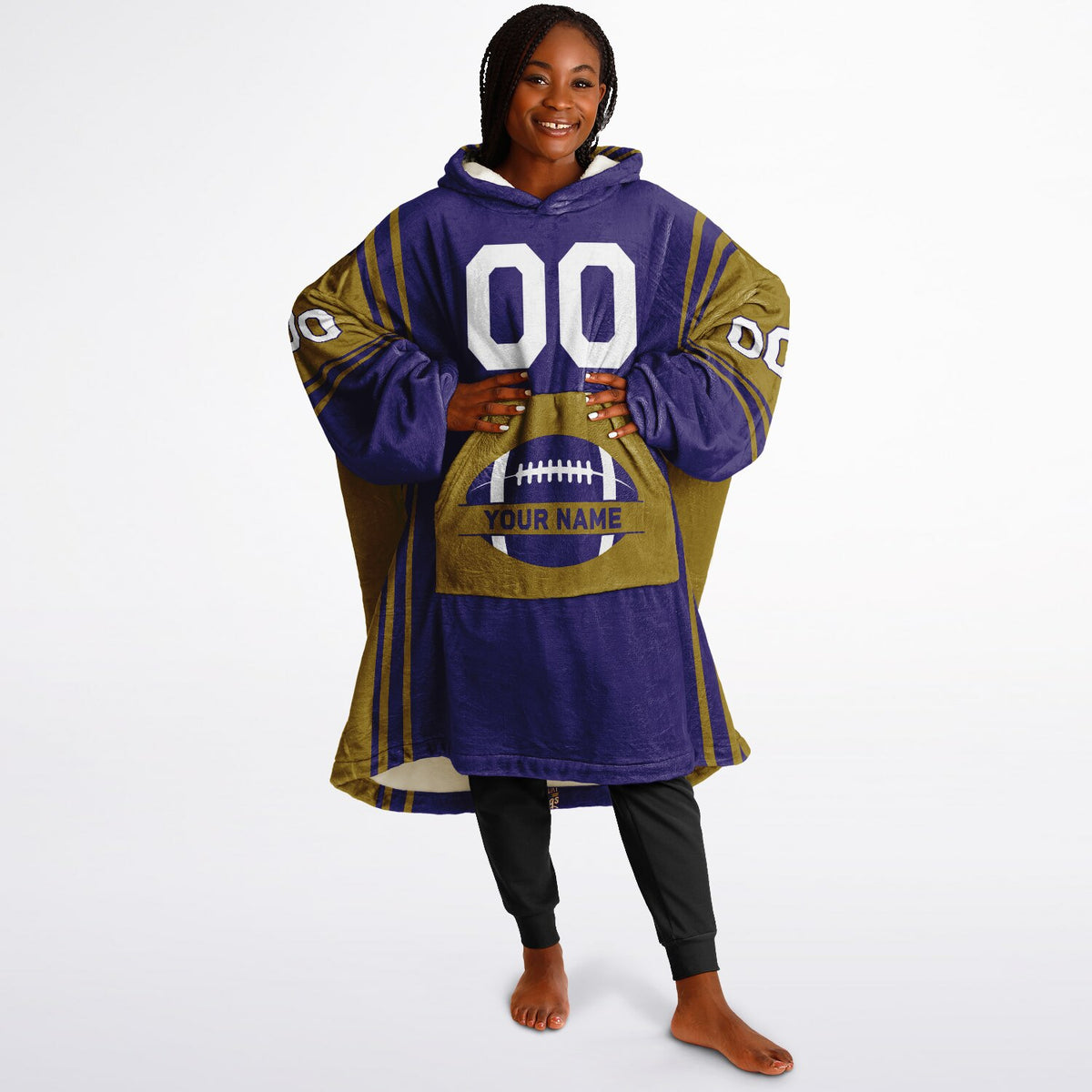 Purple Dark Gold Bold
