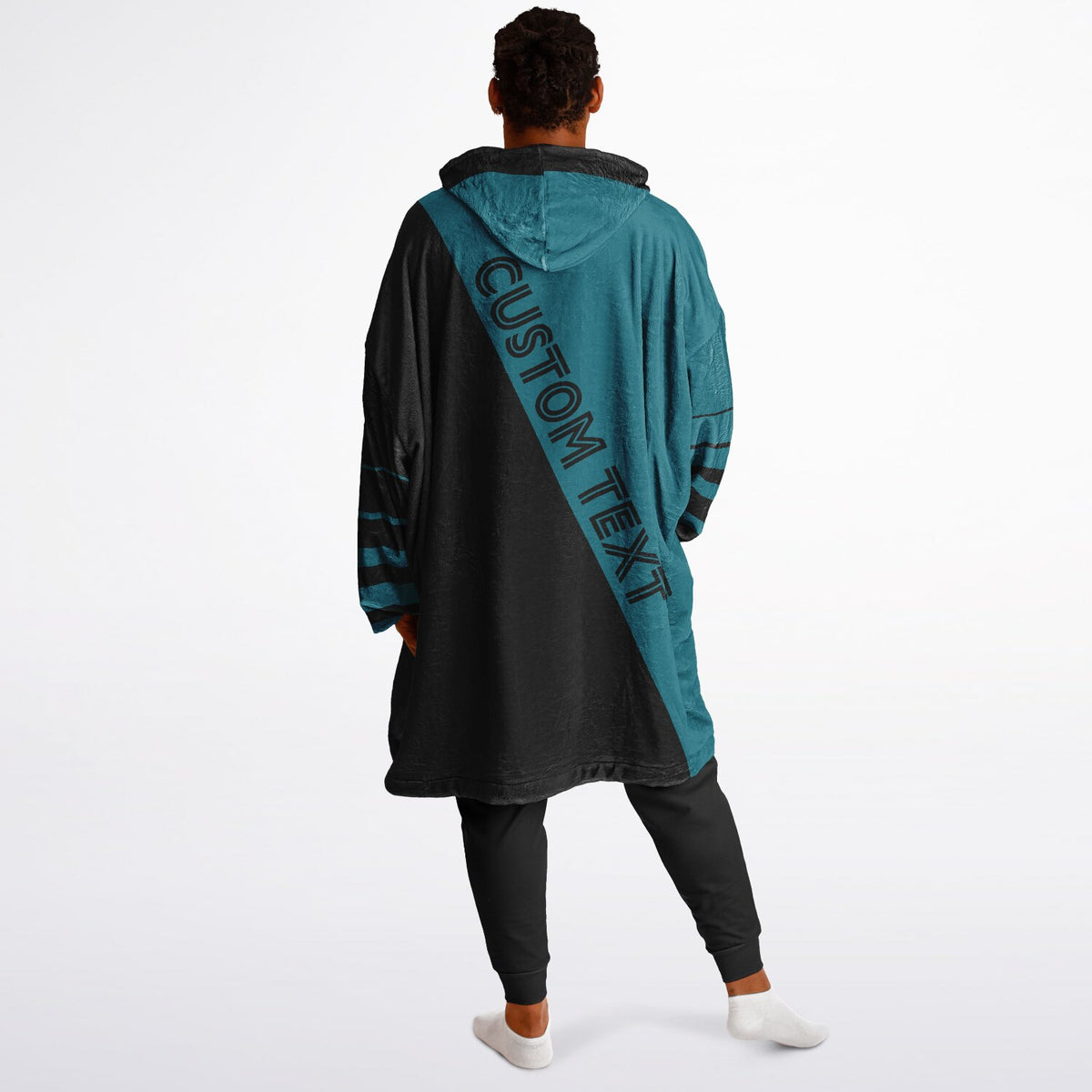 Teal & Black Split Decision