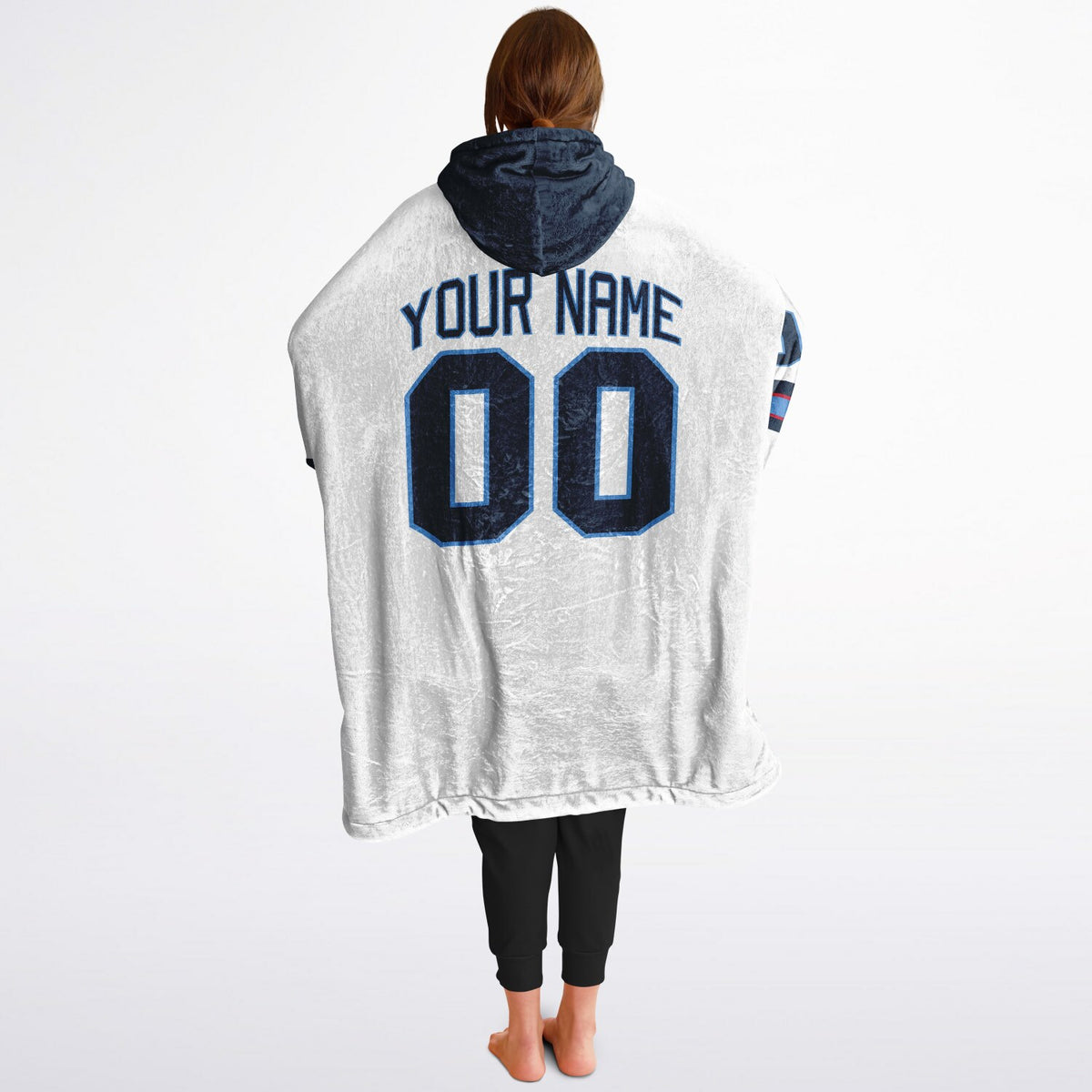Light Blue/Navy/Red Superfan Reversible