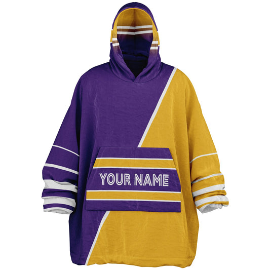 Purple/Gold/White Everyday Reversible