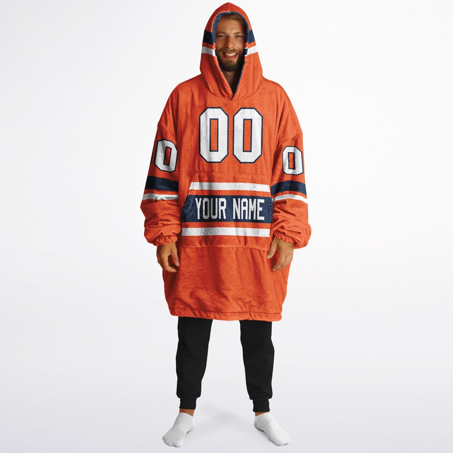 Orange/Navy/White Superfan Reversible
