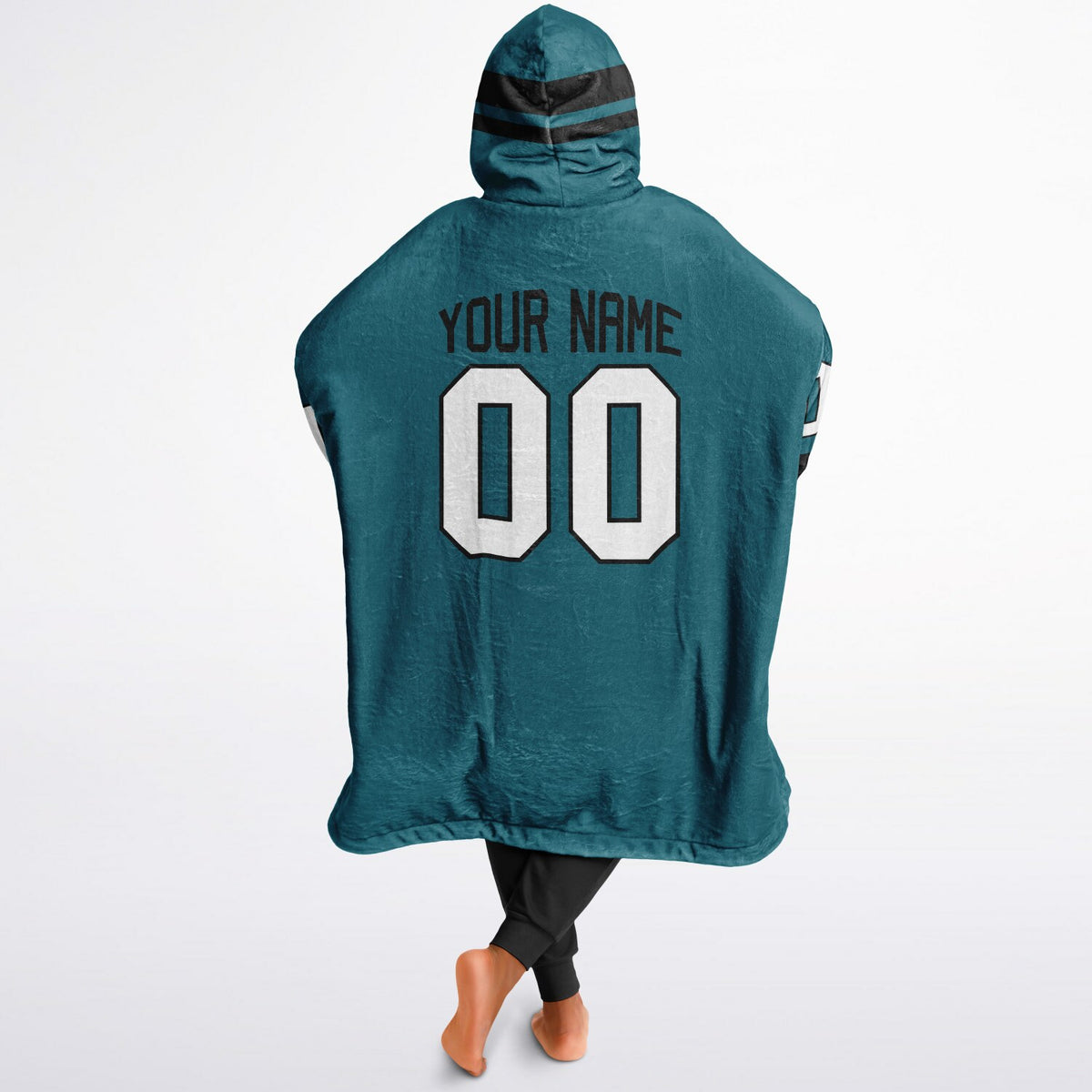 Teal/Black Superfan Reversible