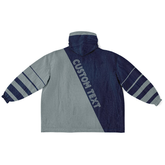 Navy & Silver Split Decision