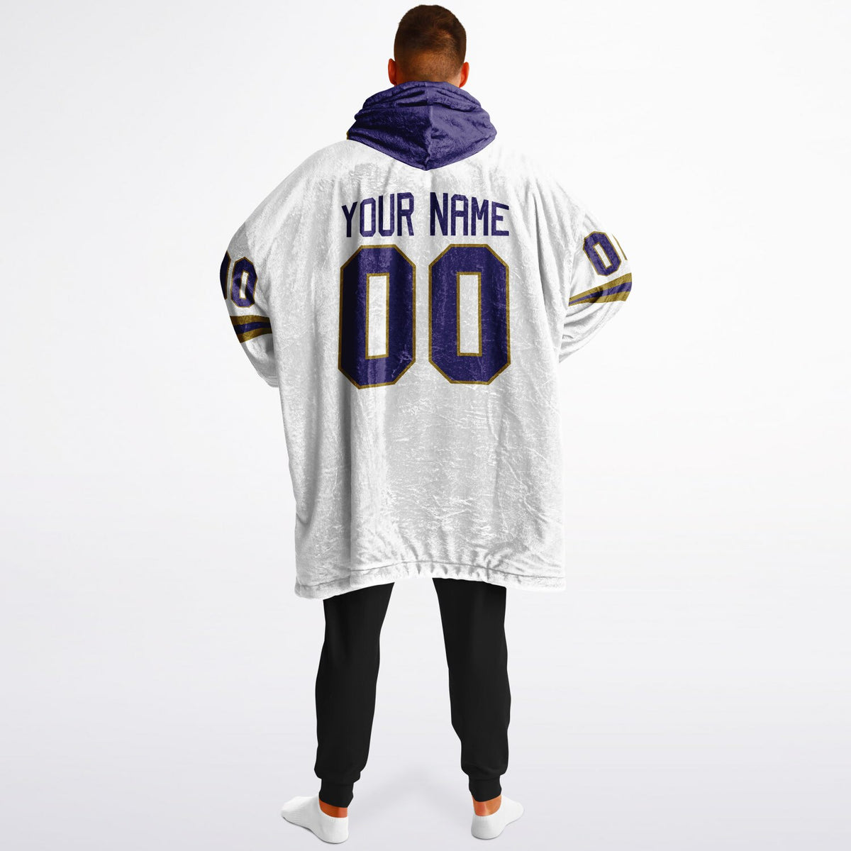 Purple Dark Gold Superfan Reversible