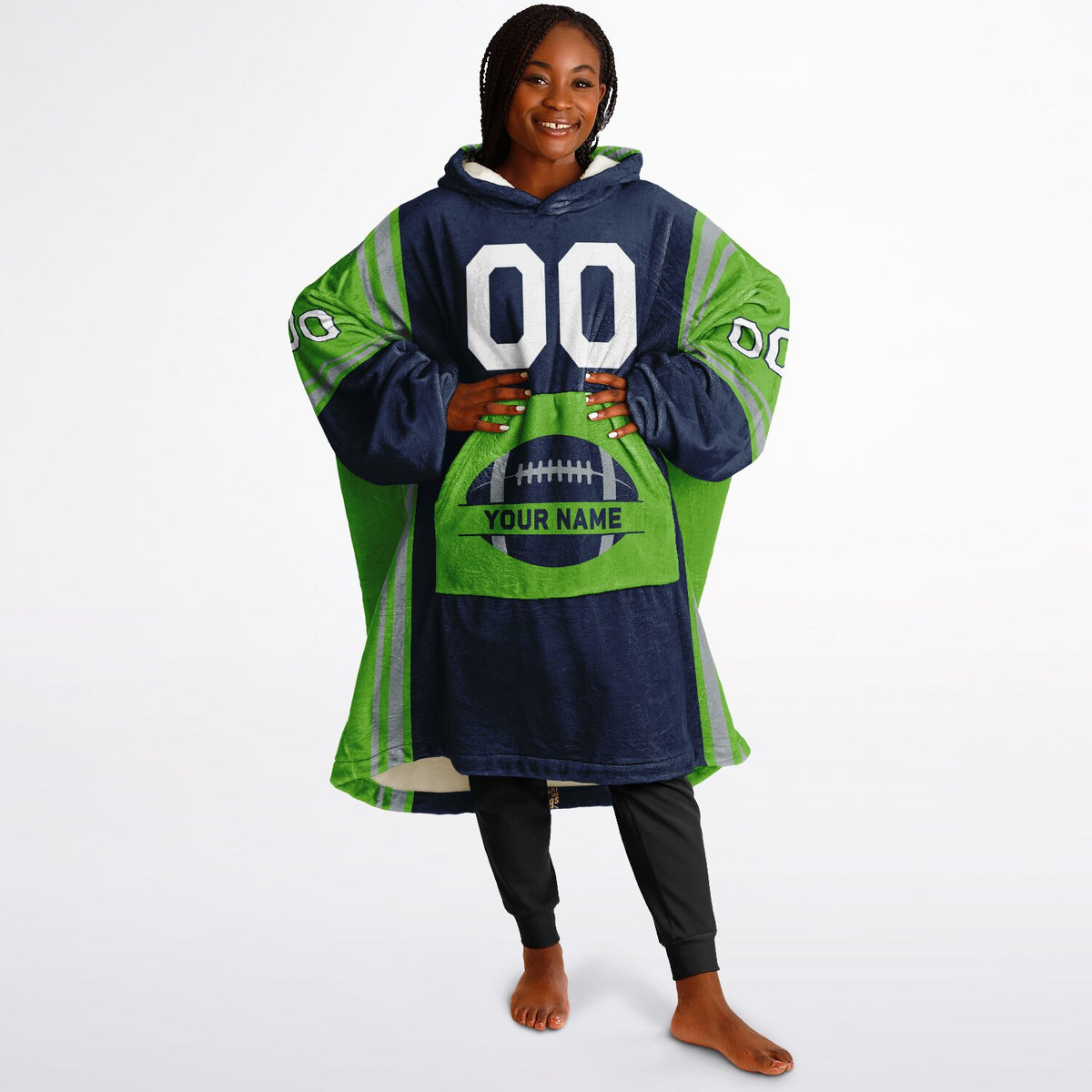Navy/Green/Gray Bold