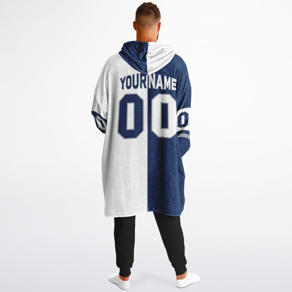 Blue/White/Gray Halftime