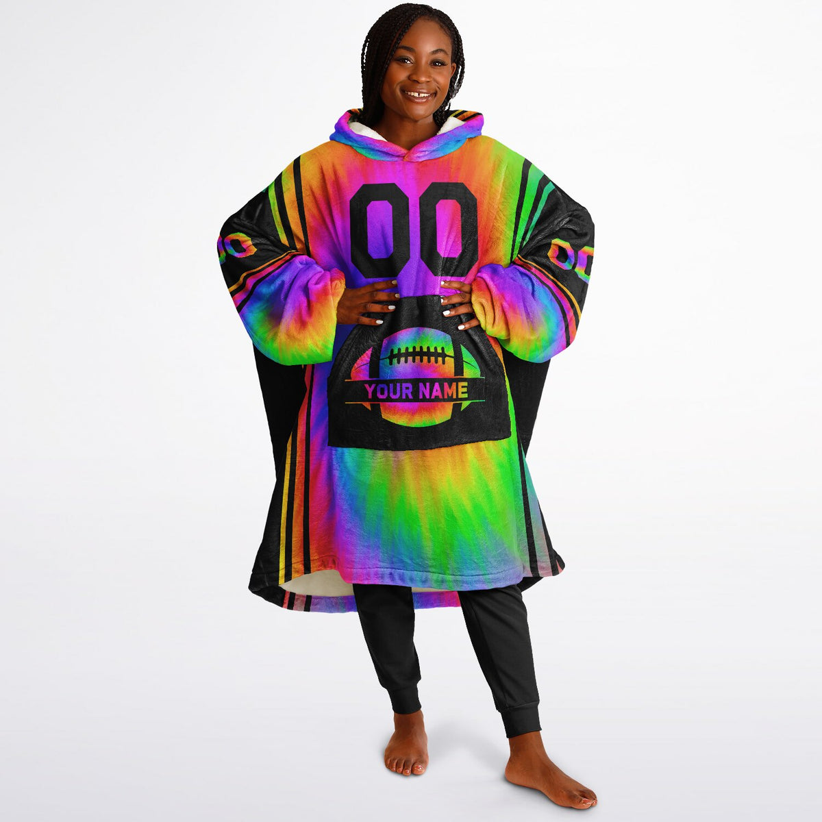 Tie-Dye & Black Bold