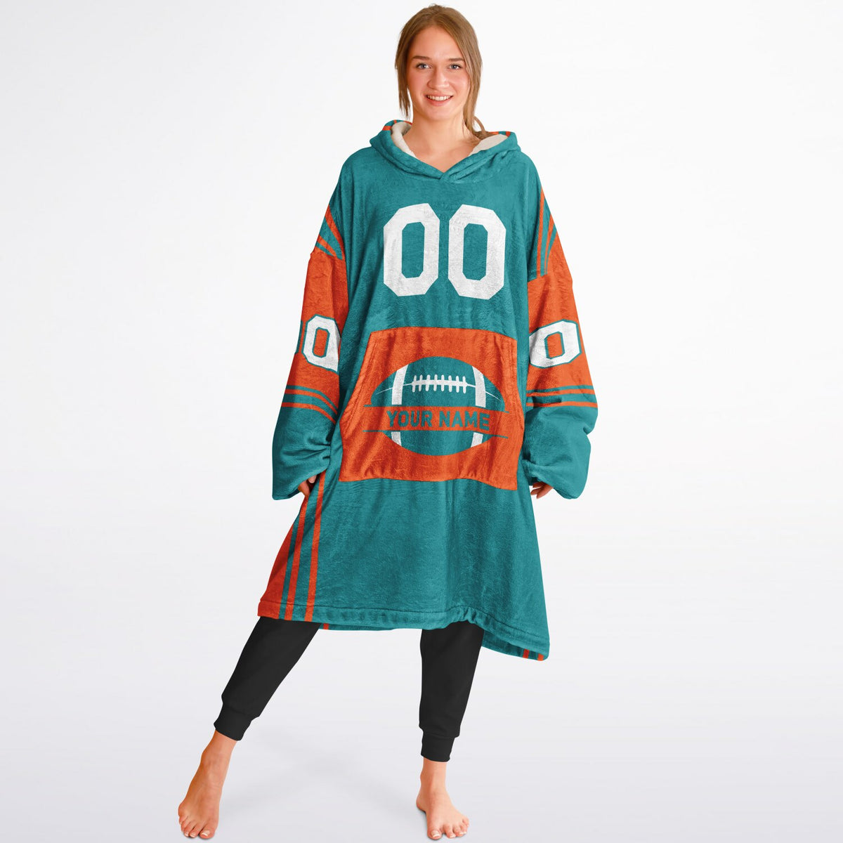 Aqua & Orange Bold