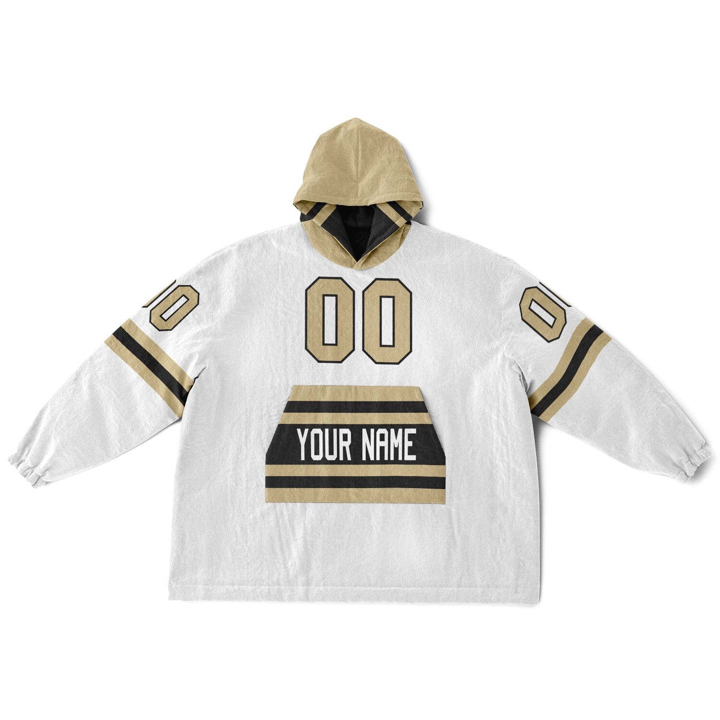 Black/Old Gold Superfan Reversible