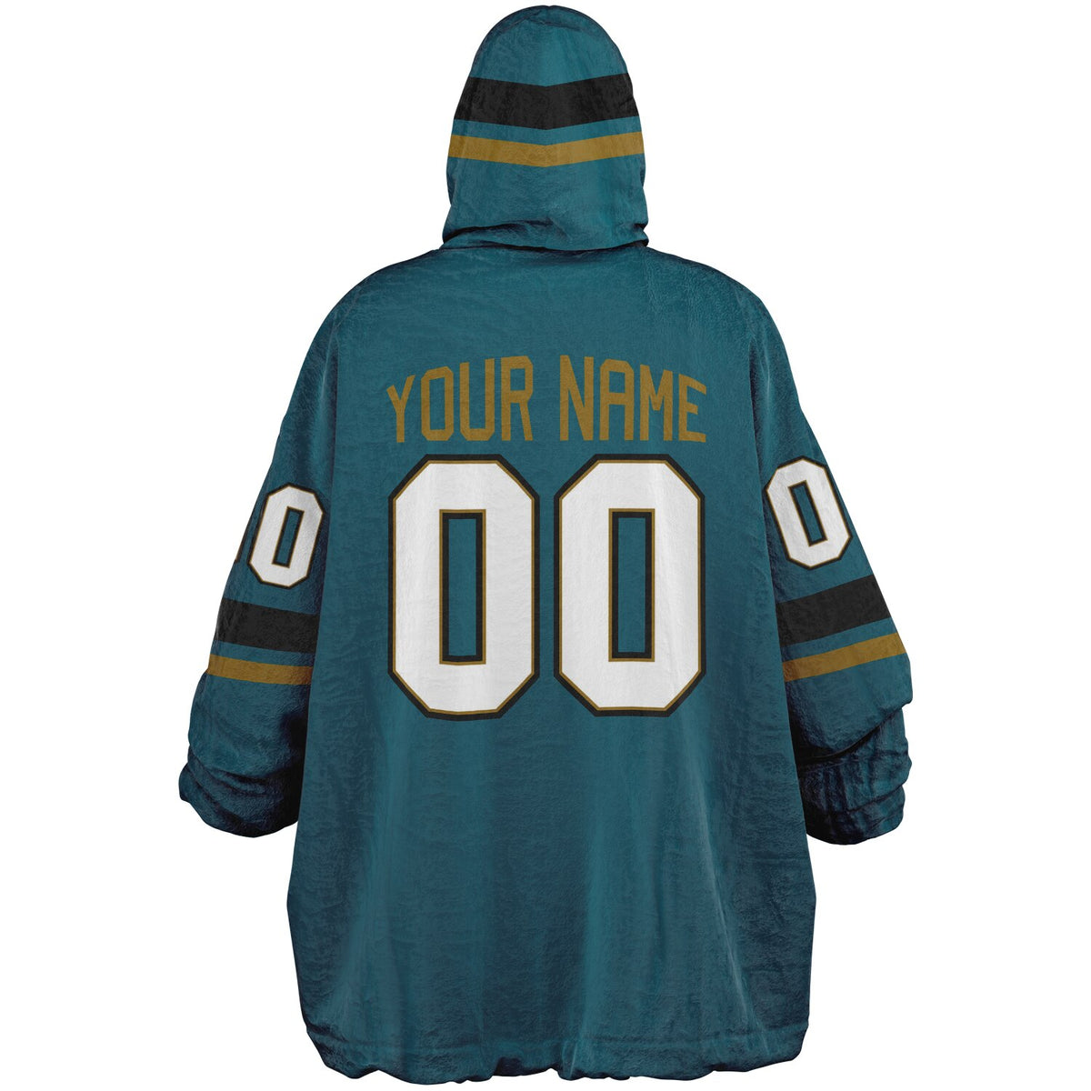Teal/Black/Gold Superfan Reversible