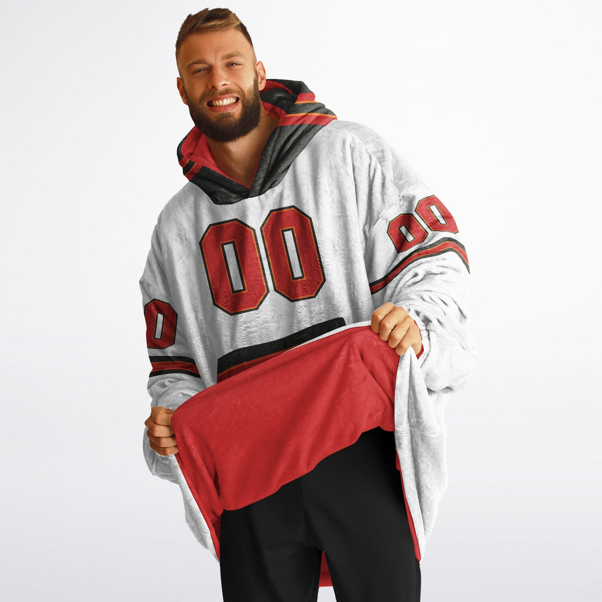 Red/Pewter/Orange Superfan Reversible
