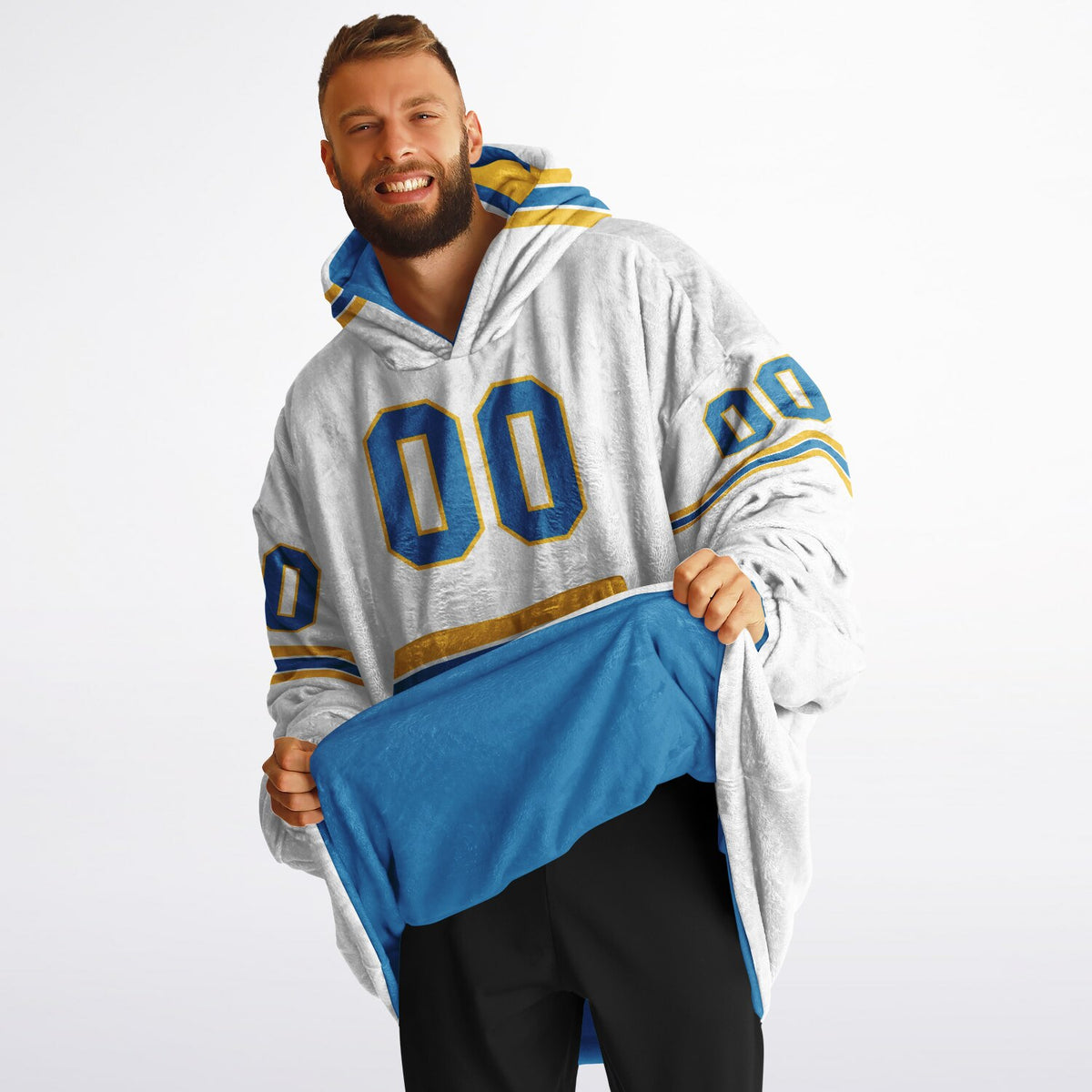 Blue/Gold/White Superfan Reversible