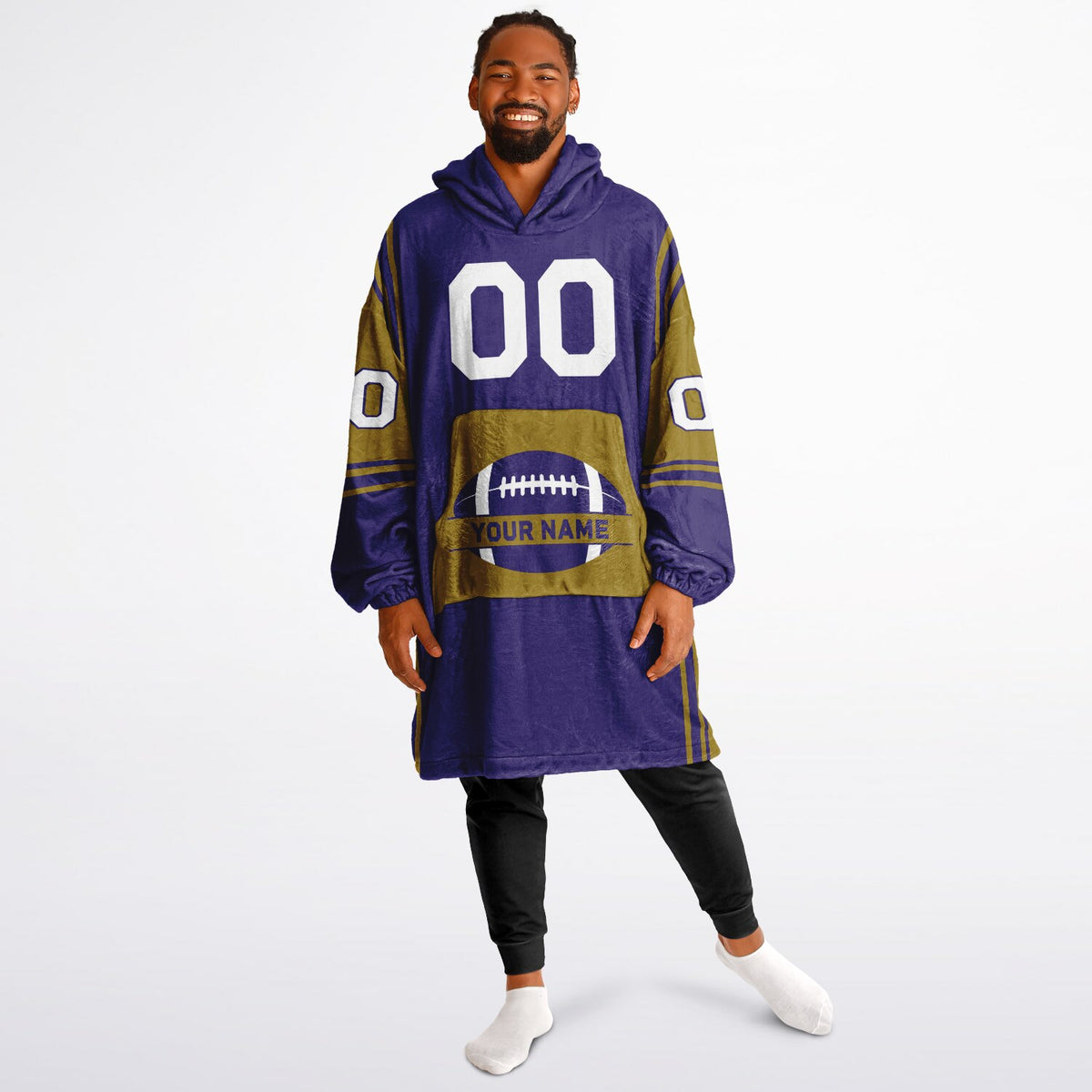 Purple Dark Gold Bold