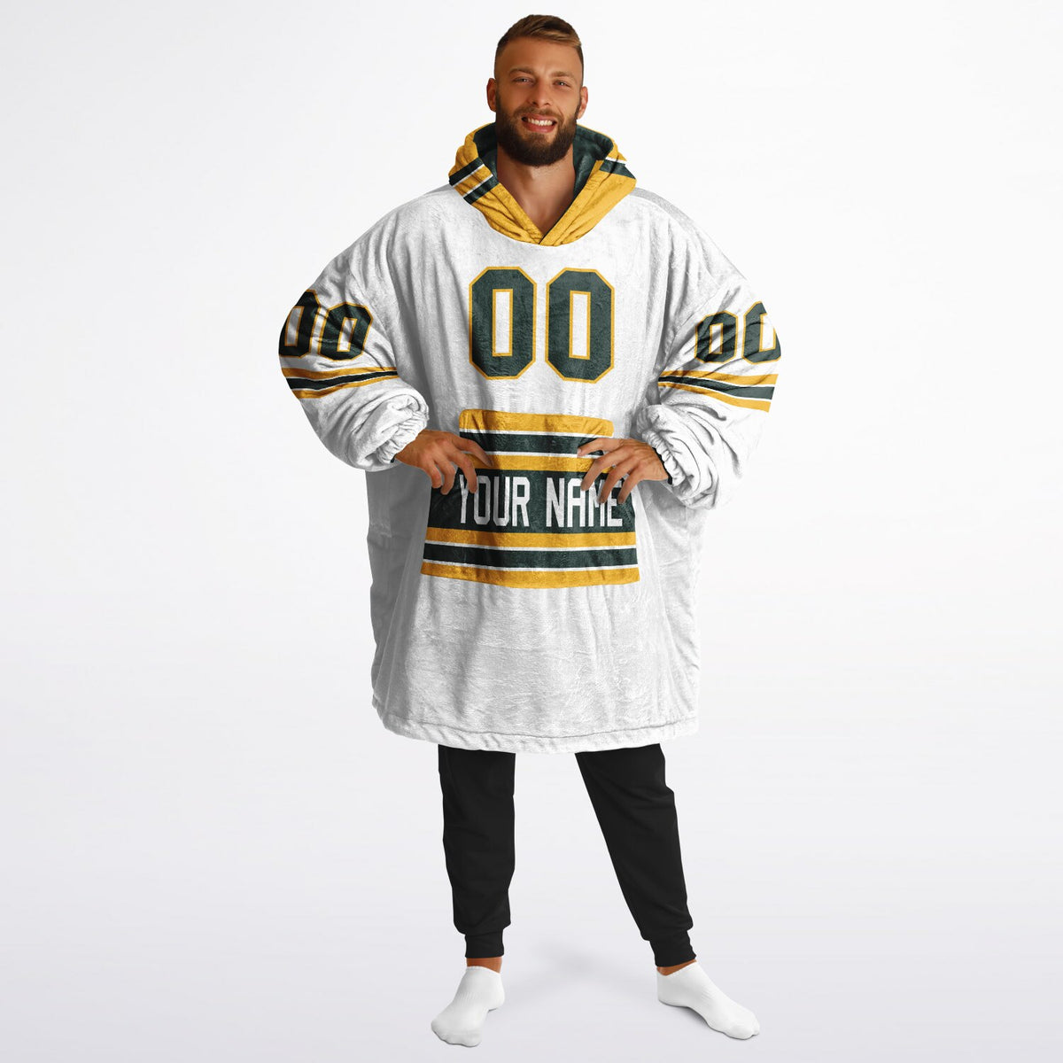 Green/Gold/White Superfan Reversible