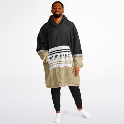 Black/Old Gold/White Everyday Reversible