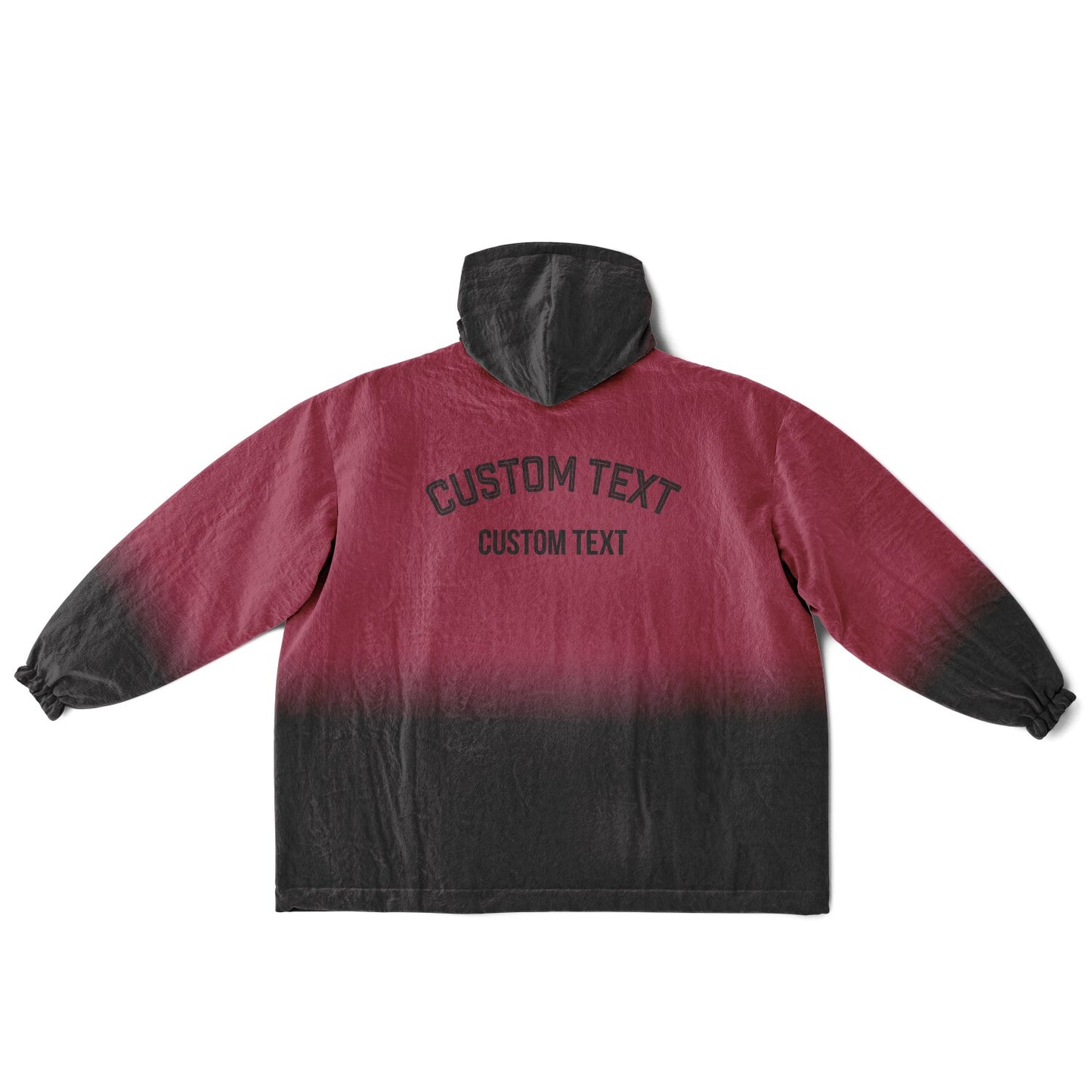 Cardinal red and black reversible snug hoodie with soft interior lining and casual everyday style for football fans.