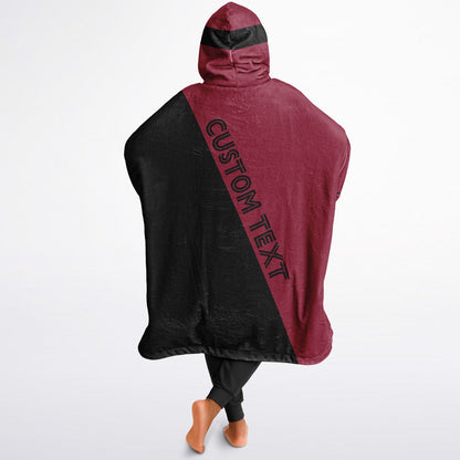 Cardinal red and black reversible snug hoodie with soft interior lining and casual everyday style for football fans.