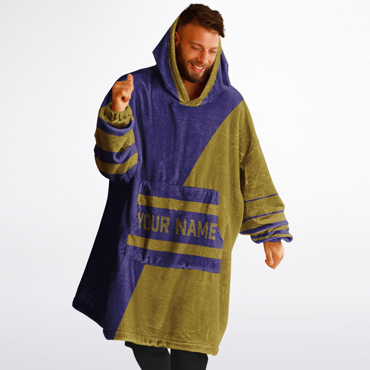 Purple & Dark Gold Split Decision