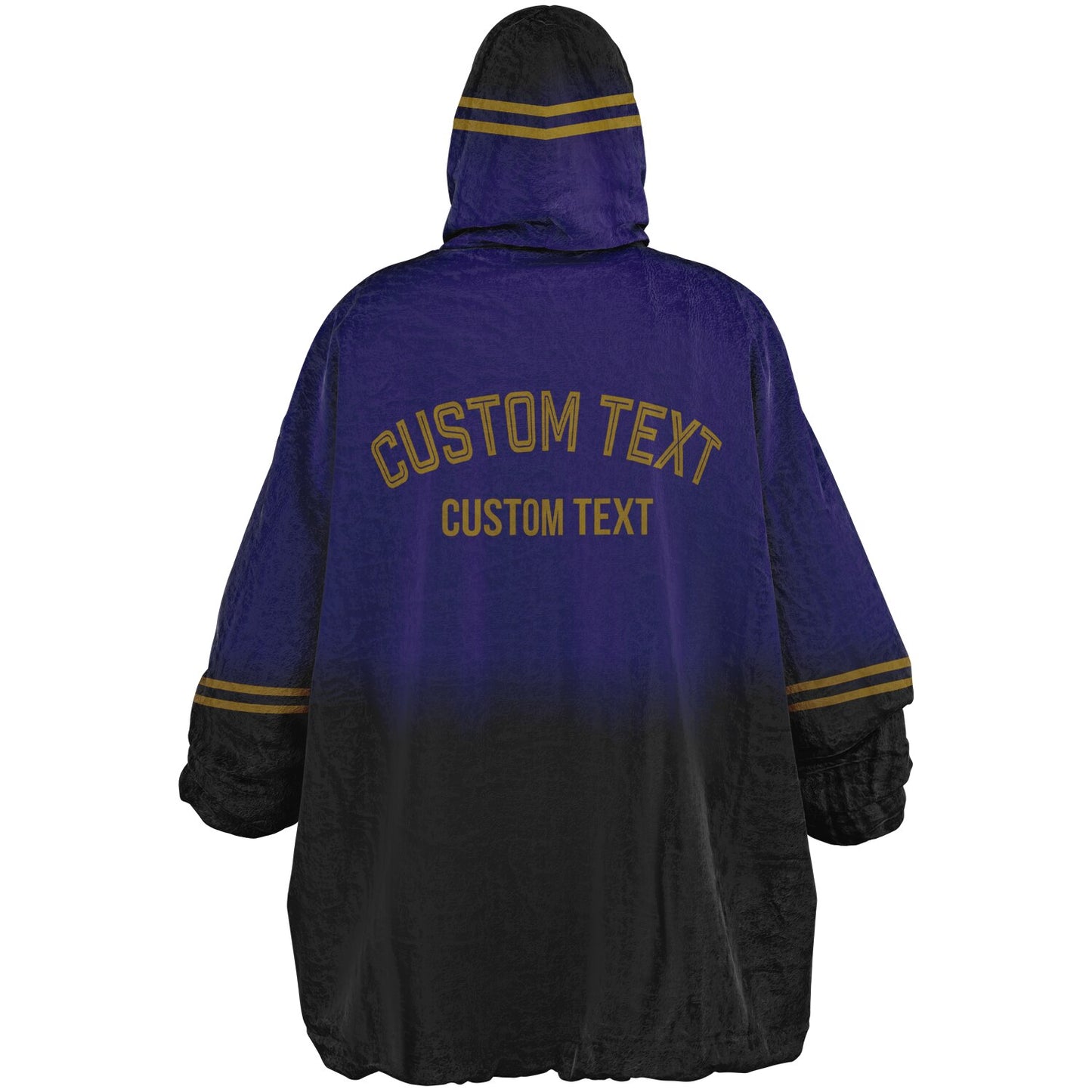 Purple/Black/Metallic Gold Everyday Reversible
