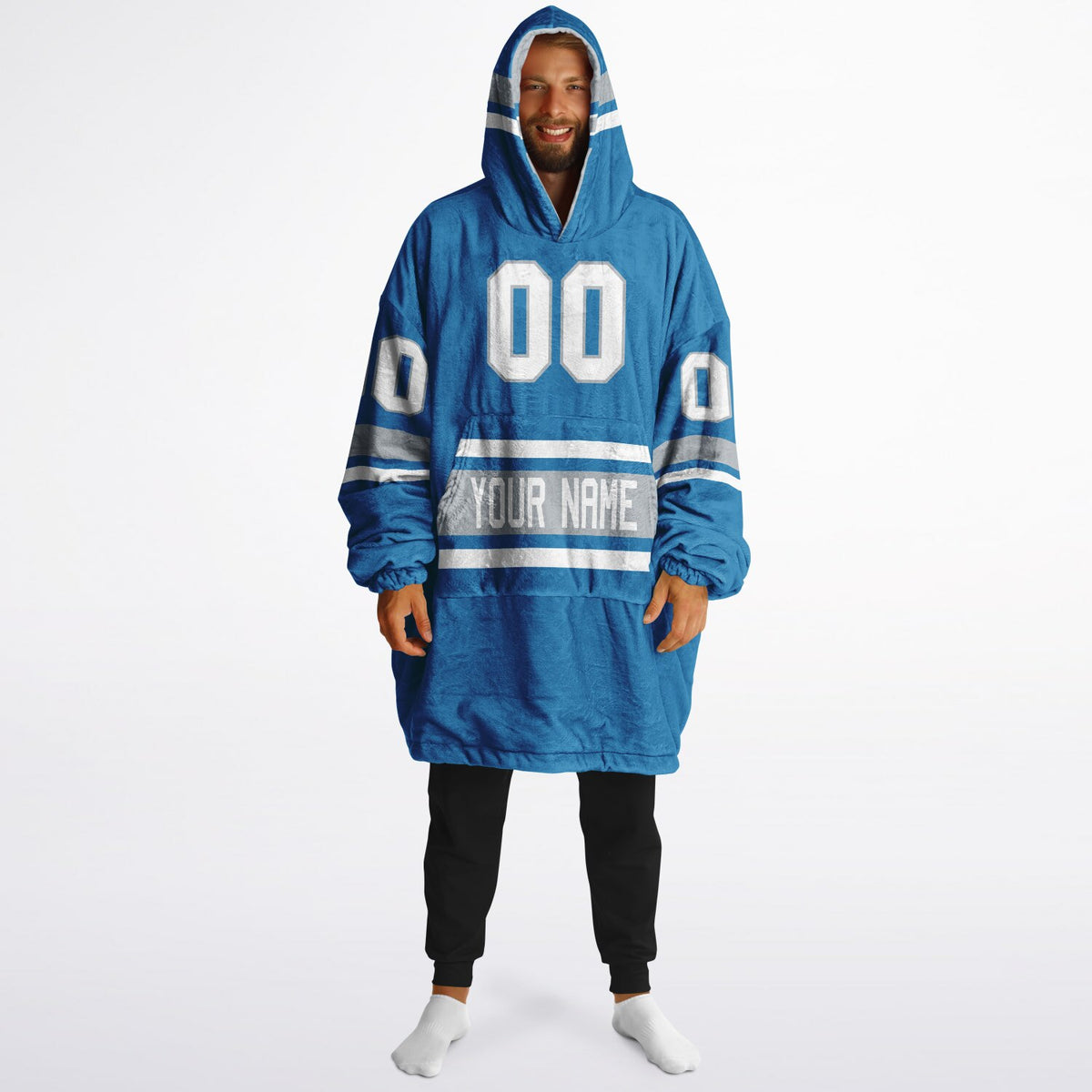 Blue/Silver/White Superfan Reversible