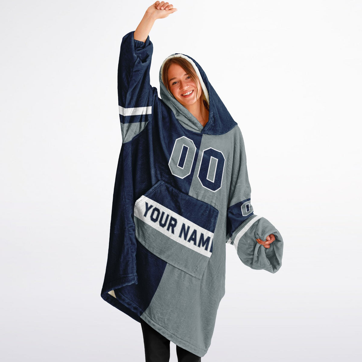Navy/Silver/White Halftime