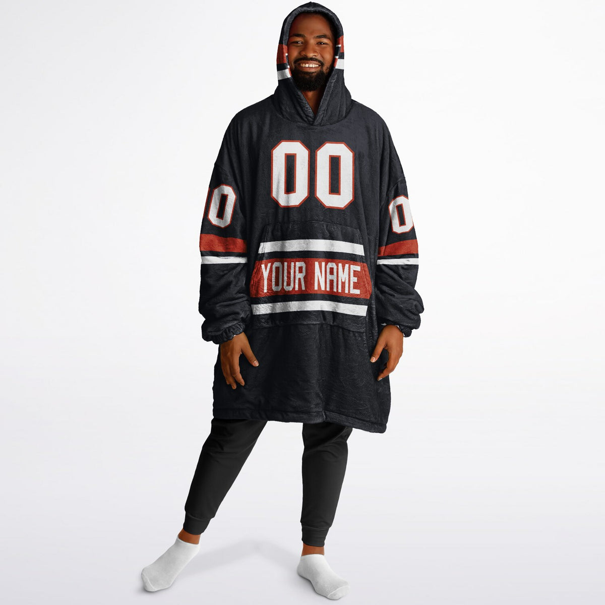 Navy/Orange/White Superfan Reversible